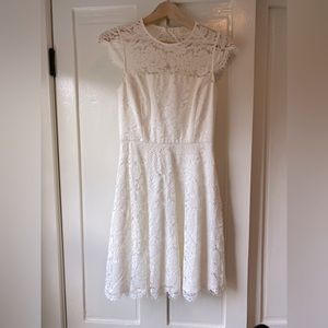 Kate spade white lace dress size 0